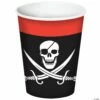 Pirate Beverage Cups 9oz - Pack Of 8 2 Pirate Beverage Cups 9oz - Pack Of 8 -SpookyCrafts Shop bg58204