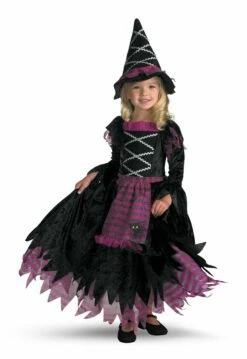 Girl's Fairy Tale Witch Deluxe Costume -SpookyCrafts Shop dg3216 5 1 3