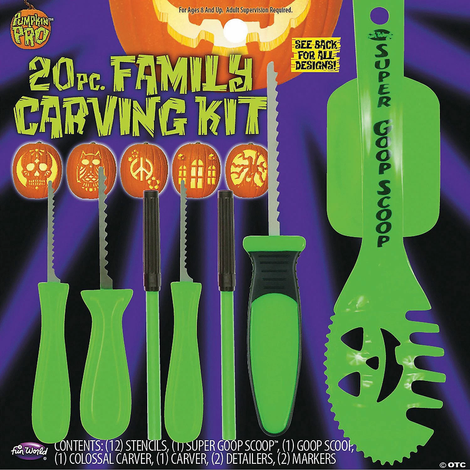 20-Piece Pumpkin Carving Set 3 20-Piece Pumpkin Carving Set
