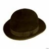 Derby Hat Felt Quality - Brown - HatSize L (23" C) -SpookyCrafts Shop ga05bnlg