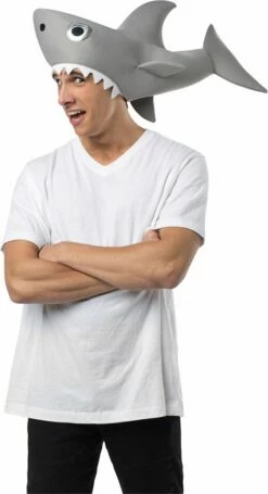 Sharknado Man Eating Shark Hat