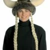 Space Viking Hat With Braids -SpookyCrafts Shop gc7051