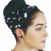 Metallic Batty Turban Headband -SpookyCrafts Shop glhw5034 5
