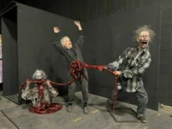 Gut Pulling Zombies - Photo Op 9 Gut Pulling Zombies - Photo Op -SpookyCrafts Shop img 1753