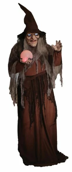 68" DigitEye Soothsayer Witch Animated Prop