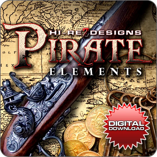 Pirate Elements - HD - Digital Download 3 Pirate Elements - HD - Digital Download