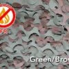 Ultra-lite Bulk Camo Netting (FR) - TRADITIONAL -SpookyCrafts Shop pro reg greenbrown fr