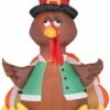 Airblown Happy Turkey Inflatable 1 Airblown Happy Turkey Inflatable -SpookyCrafts Shop ss26396g