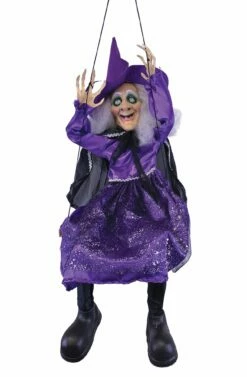 39-Inch Kicking Witch On Swing