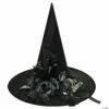 Witch Hat With Bone Skull -SpookyCrafts Shop ss72311