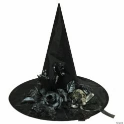 Witch Hat With Bone Skull
